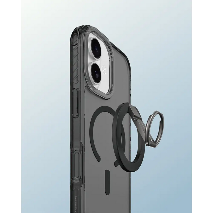 AmazingThing Titan Pro Grip Ring Set Case for iPhone 17 Compatible with MagSafe - Black - Cell phone cases