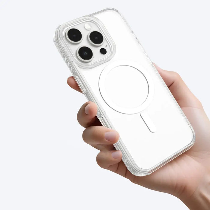 AmazingThing Titan Pro Mag Case with Magnetic Ring for iPhone 16 Pro Max - Transparent - Cell phone cases
