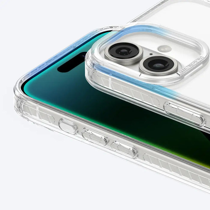 AmazingThing Titan Pro Mag Case with Magnetic Ring for iPhone 16 Plus - Transparent - Cell phone cases