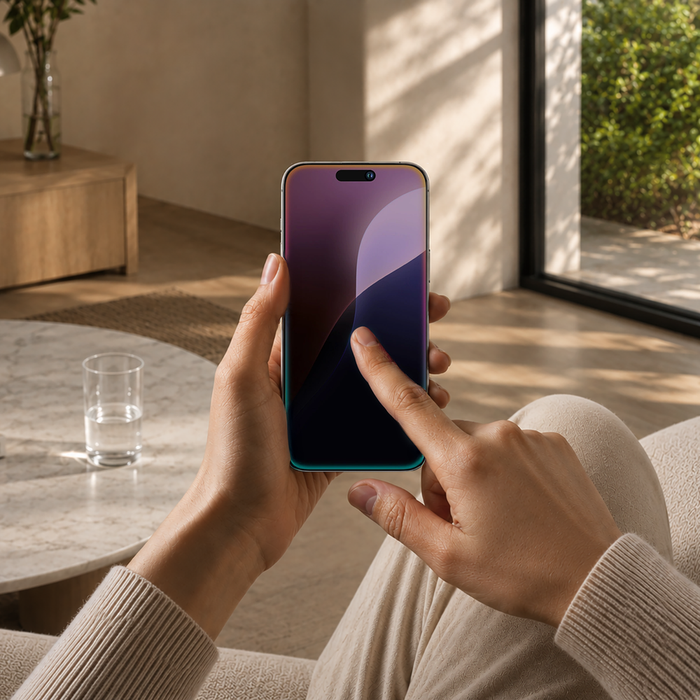 AmazingThing Titan Privacy Glass Privacy Tempered Glass for iPhone 16