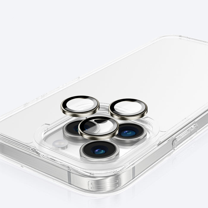 AmazingThing AR 3 Lens Glass Full Clear Tempered Glass for iPhone 16 Pro / 16 Pro Max - Transparent