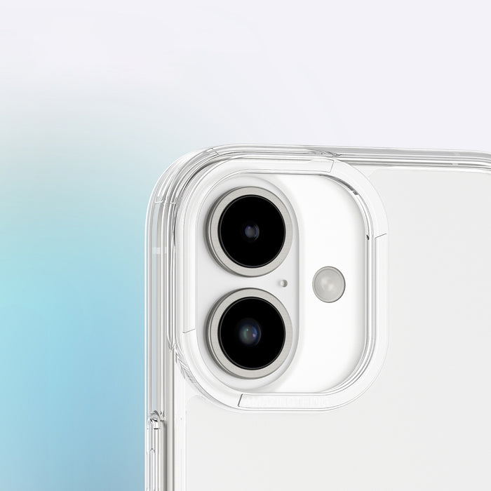 AmazingThing Minimal Case for iPhone 16 Plus Silicone Case - Transparent
