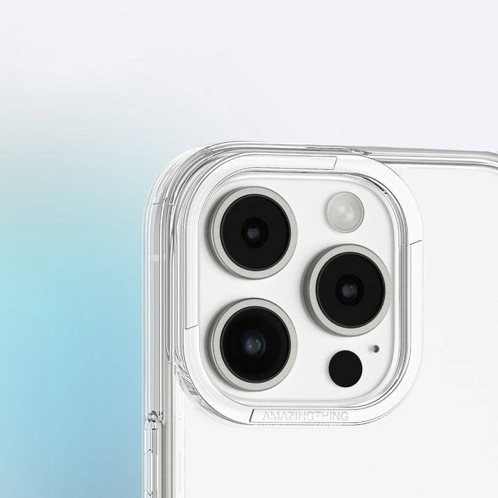 AmazingThing Minimal Case for iPhone 16 Pro Max Silicone Case - Transparent