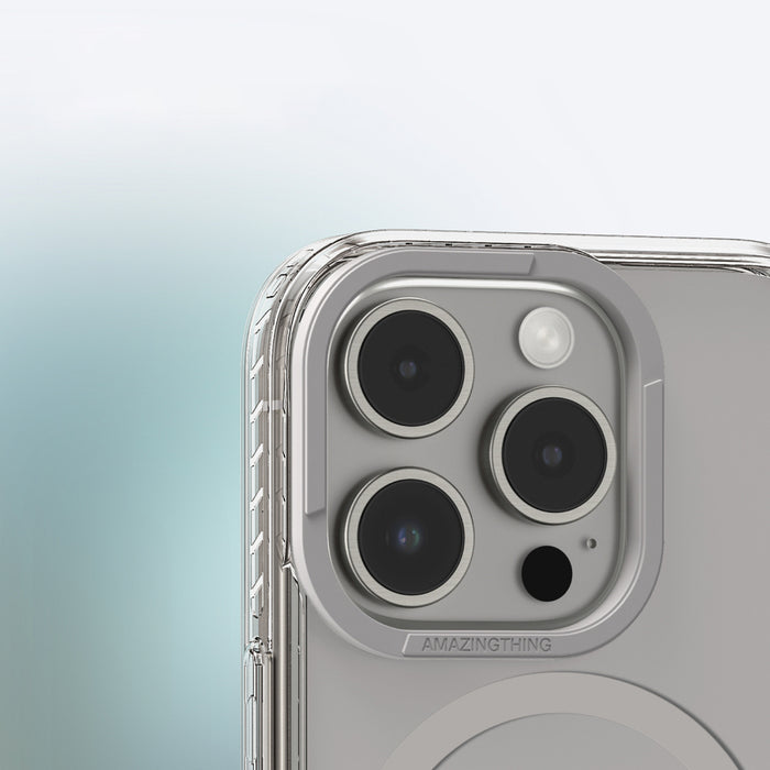AmazingThing Titan Pro Mag Case with Magnetic Ring for iPhone 16 Pro - Gray