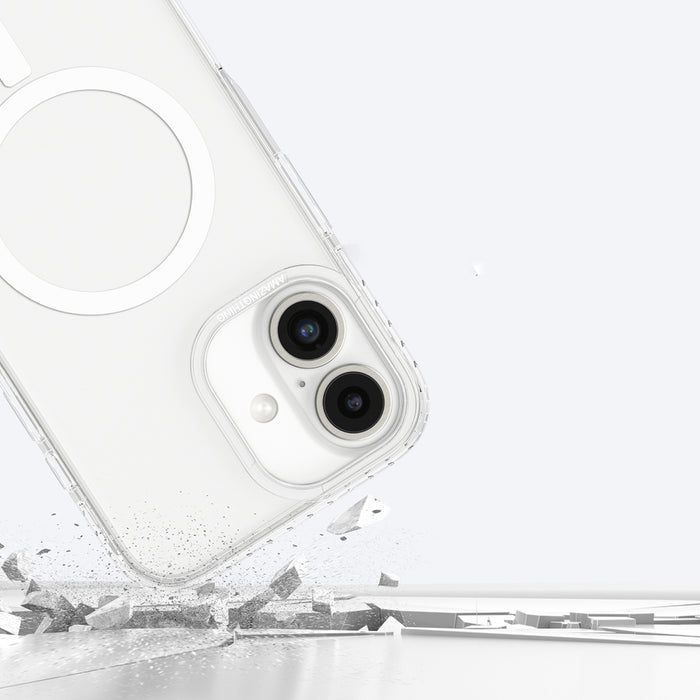 AmazingThing Titan Pro Mag Case with Magnetic Ring for iPhone 16 - Transparent