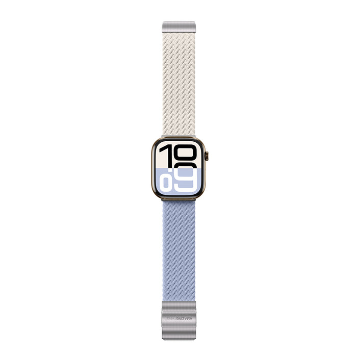 Set of 2 AmazingThing Blend Band for Apple Watch 45/46/49mm - Space Blue/Stellar