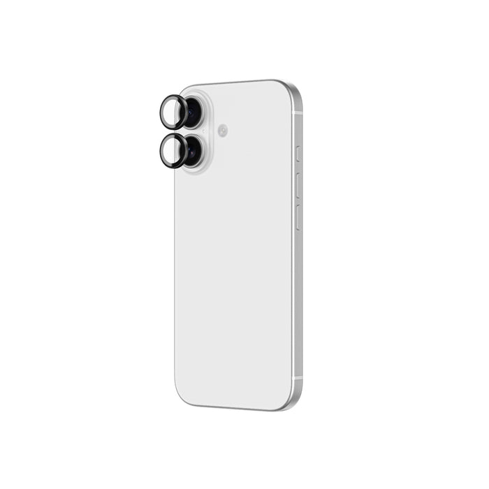 AmazingThing Lens Glass for iPhone 17 with Black Aluminum Frame