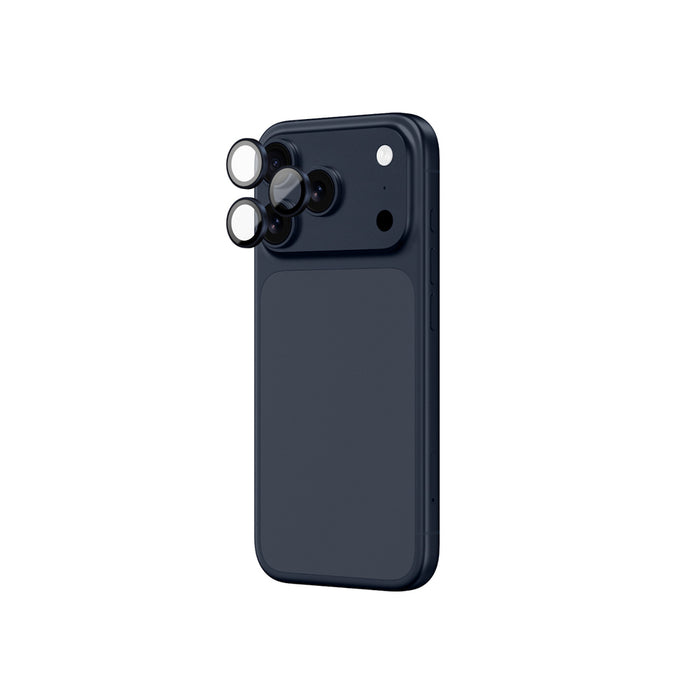 AmazingThing Lens Glass for iPhone 17 Pro / Pro Max with Blue Aluminum Frame