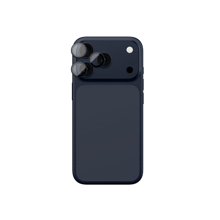 AmazingThing Lens Glass for iPhone 17 Pro / Pro Max with Blue Aluminum Frame