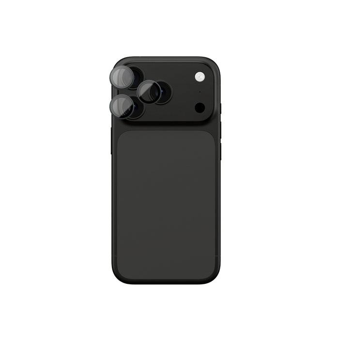AmazingThing Lens Glass for iPhone 17 Pro / Pro Max with Gray Aluminum Frame