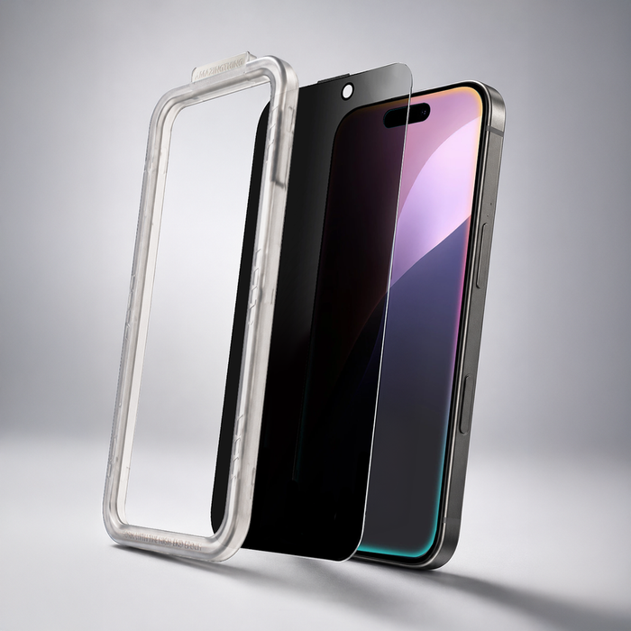 AmazingThing Titan Privacy FusionFilter 7 Privacy Tempered Glass for iPhone 17 Pro