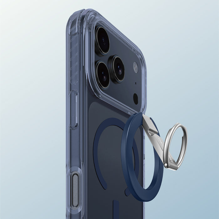 AmazingThing Titan Pro Grip Ring Set Case for iPhone 17 Pro Compatible with MagSafe - Blue