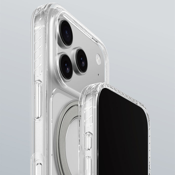 AmazingThing Titan Pro MagSpin Case for iPhone 17 Pro Max Compatible with MagSafe - Gray