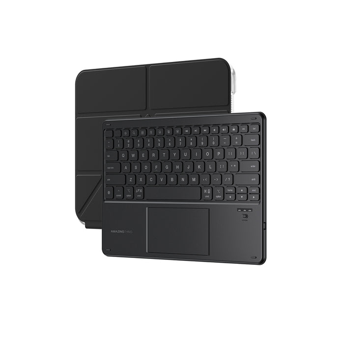 AmazingThing Minimal Case Keylite Combo Keyboard Case for iPad 11" 2022/2025 - Black