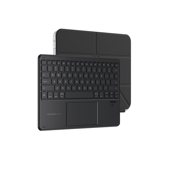 AmazingThing Minimal Case Keylite Combo Keyboard Case for iPad 11" 2022/2025 - Black