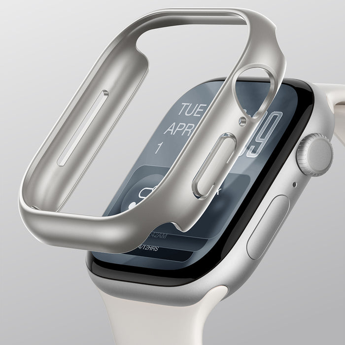 AmazingThing Minimal Protective Case for Apple Watch Series 11 46mm - Silver