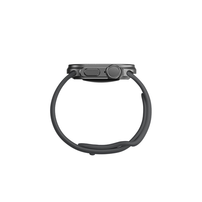 AmazingThing Titan Pro Metal Case for Apple Watch 11 46mm Aluminum - Black