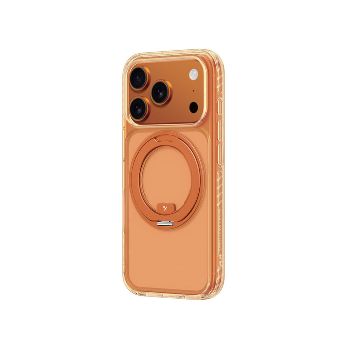 AmazingThing Titan Pro Spin case for iPhone 17 Pro Max compatible with MagSafe - orange