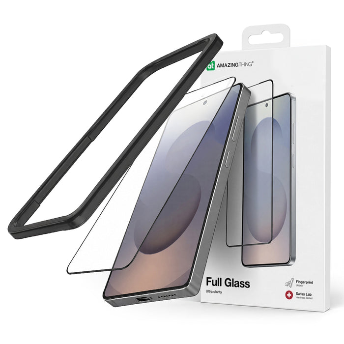 AmazingThing Radix Full Glass Tempered Glass for Samsung S26 - Transparent