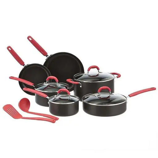 Amazon Basics 12 Piece Cookware Set B07Y59H2QX - Домакински съдове<<<Уреди за кухня<<<Малки електроуреди<<<TechnoMix