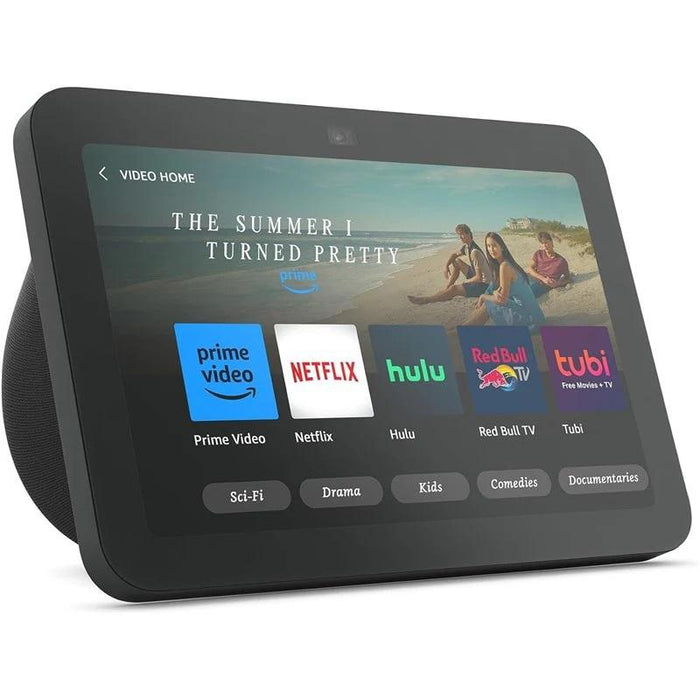 Amazon Echo Show 8 (Gen 3) Smart Speaker, Touch Screen, Voice Assistant, Black
