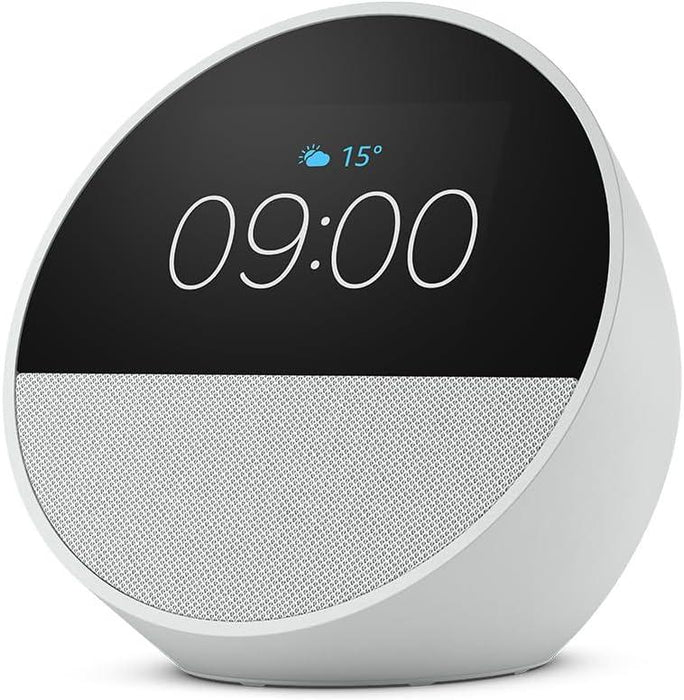 Smart watch Amazon Echo Spot 2024, Alexa assistant, White