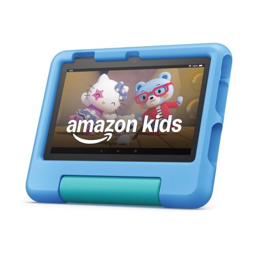 Amazon Fire 7 Kids Tablet (2024) 7", 2GB ROM 16GB RAM with 6 months Amazon Kids+, Blue EU