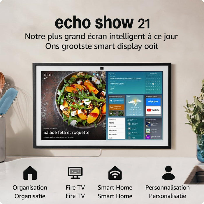 Amazon Echo Show 21 Smart display 21" FHD + Fire TV, Alexa, display for visualization