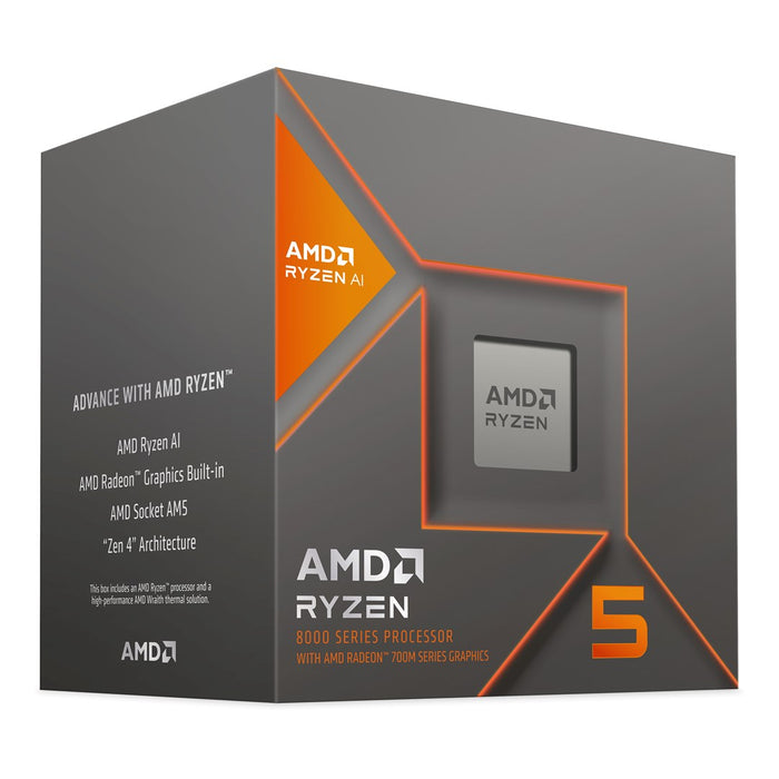 Processor AMD RYZEN 5 8600G, 4.3GHz (Up to 5.0GHz) 16MB Cache, 65W, AM5, BOX