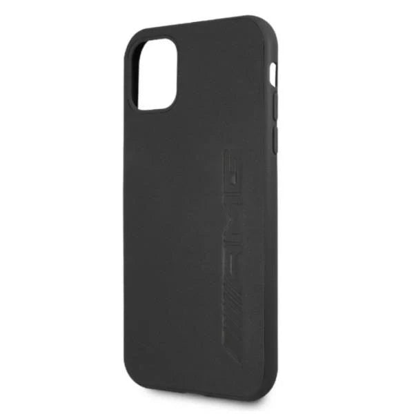 AMG AMHCN61DOLBK iPhone 11 6,1’’ czarny/black hardcase Leather Hot Stamped - Cell phone cases and covers<<<HurtelXML