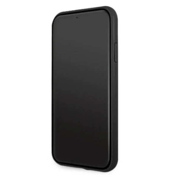 AMG AMHCN61DOLBK iPhone 11 6,1’’ czarny/black hardcase Leather Hot Stamped - Cell phone cases and covers<<<HurtelXML