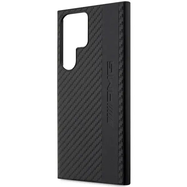 AMG AMHCS23LBLSCA S23 Ultra S918 black/black hardcase Carbon Stripe&Embossed - Cell phone cases and covers<<<HurtelXML
