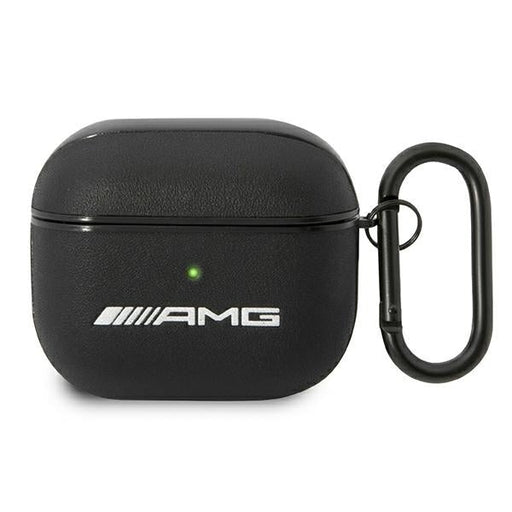 AMG Leather Big Logo case for AirPods 3 - black - Cell phone cases and covers<<<HurtelXML
