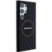 AMG Silicone Carbon Pattern MagSafe case for Samsung Galaxy S24 Ultra - black - Cell phone cases and covers<<<HurtelXML