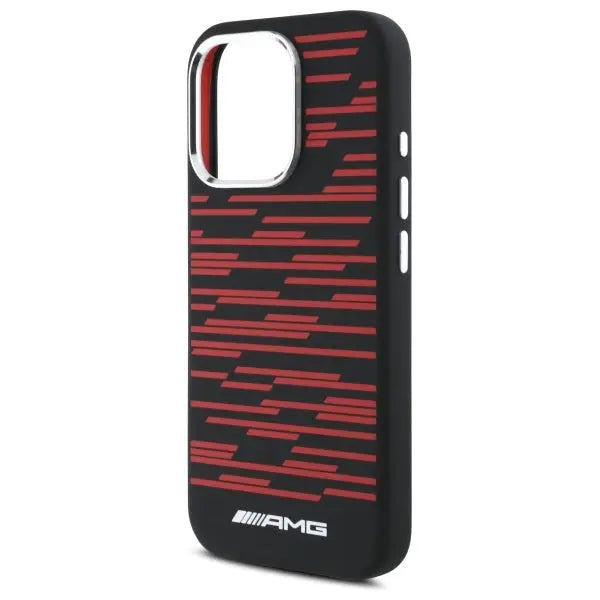 AMG Silicone Graphics MagSafe Case for iPhone 16 Pro Max - Black - Cell phone cases and covers<<<HurtelXML