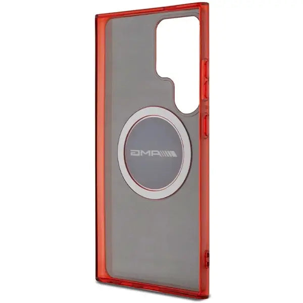 AMG Transparent Bicolor MagSafe case for Samsung Galaxy S24 Ultra - black - Cell phone cases and covers<<<HurtelXML