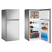 AMICA FD2015.4X(E) Silver Refrigerator with Freezer - Freestanding refrigerator-freezers (refrigerators)AGD-LOW<<<Home
