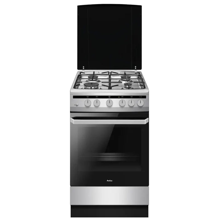 Cooker (gas) AMICA 507GG5.43HZpMs(Xx), 4 Gas, INOX