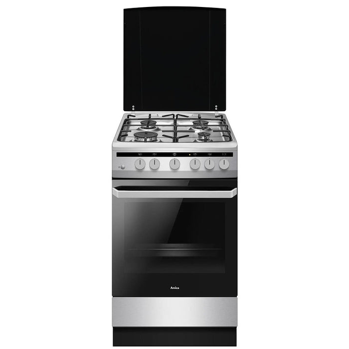 Cooker (gas) AMICA 507GG5.43HZpMs(Xx), 4 Gas, INOX