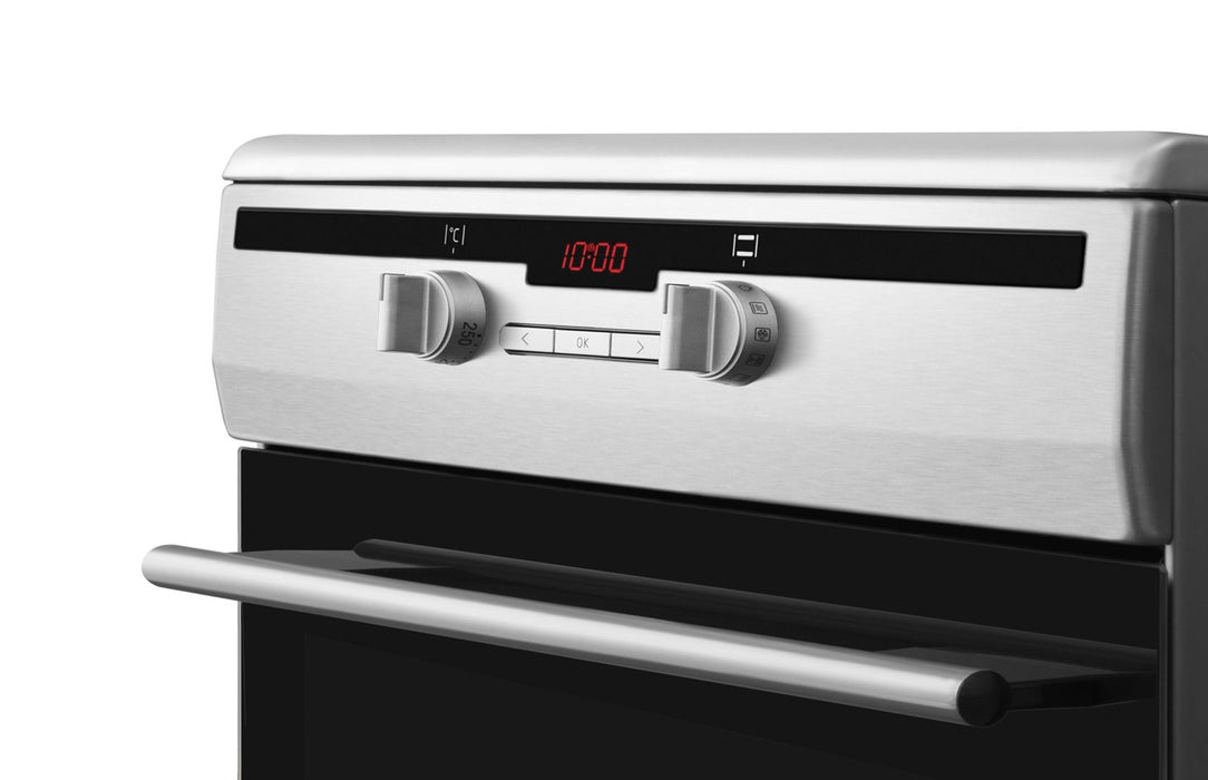 Amica 57IE3.325HTaD(Xx) PIZZA Freestanding induction cooker Black, Stainless steel