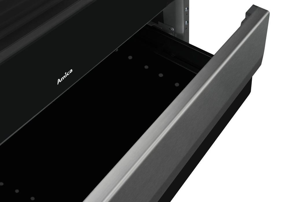 Amica 57IE3.325HTaD(Xx) PIZZA Freestanding induction cooker Black, Stainless steel