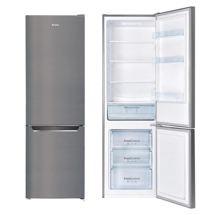 AMICA fridge-freezer FK2525.4UNTX(E) Silver
