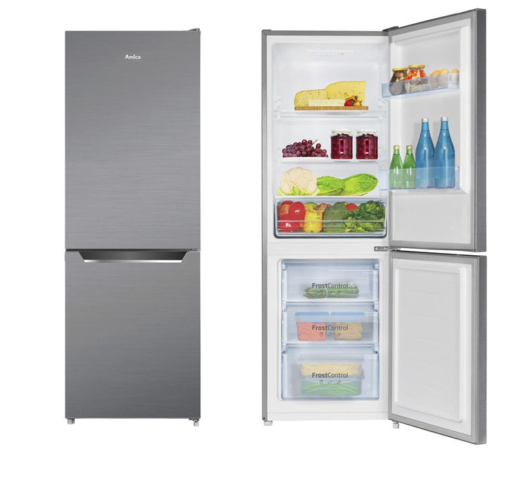 Amica freestanding fridge-freezer FK2425.4UNTX(E) Silver