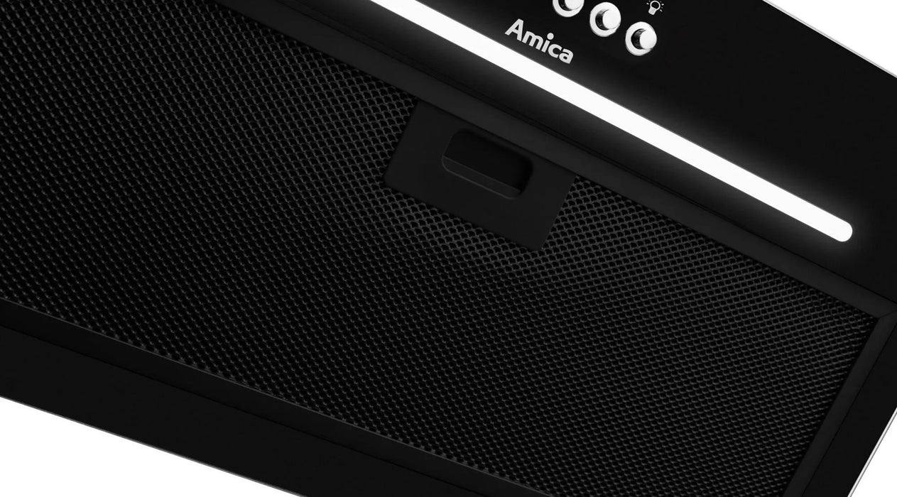 Amica OMP6255BG Built-in cooker hood black 389 m³/h