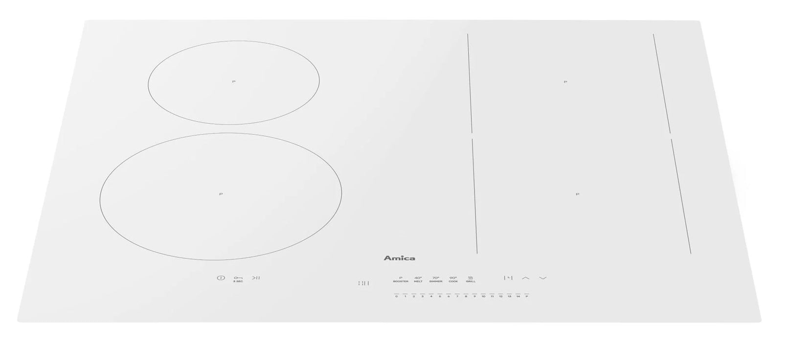 Induction cooktop Amica PIDH6141PHTSUN 3.0 white