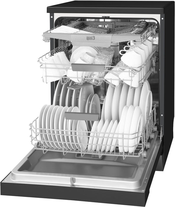 Freestanding dishwasher AMICA DFM66C8EOIBH black