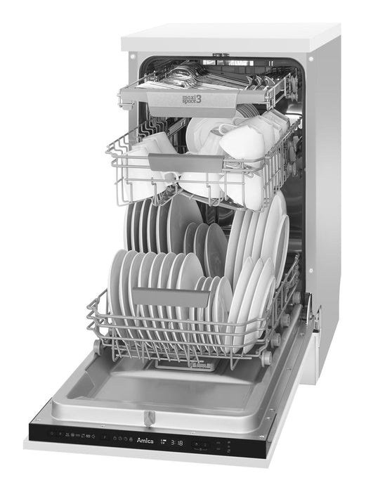 Amica DIM44C6EMONqH Built-in dishwasher 10 place settings