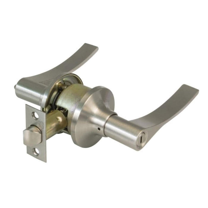 BATHROOM LOCK AMIG 712 LEFT CHROME MATT