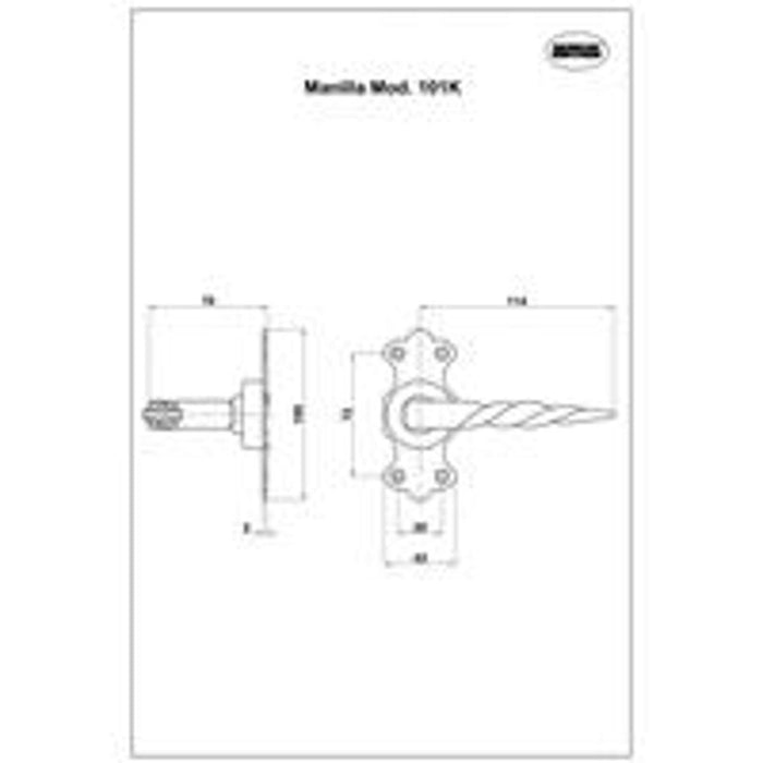 DOOR HANDLE AMIG MOD.101K