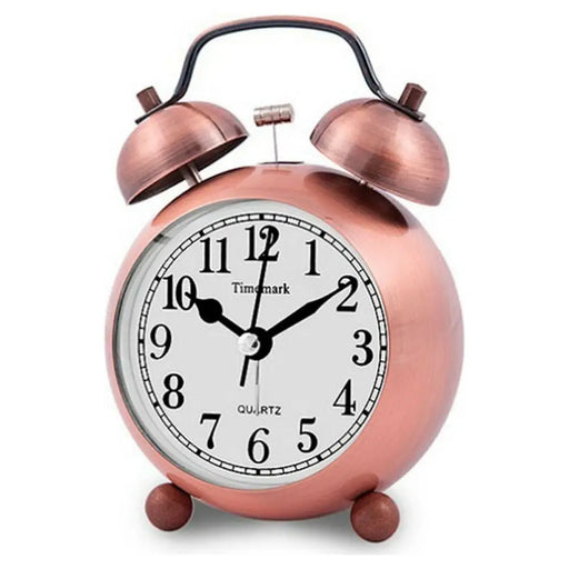 Analogue Alarm Clock Timemark Golden Light with sound 9 x 13,5 x 5,5 cm (9 x 13,5 x 5,5 cm) - Декорация и